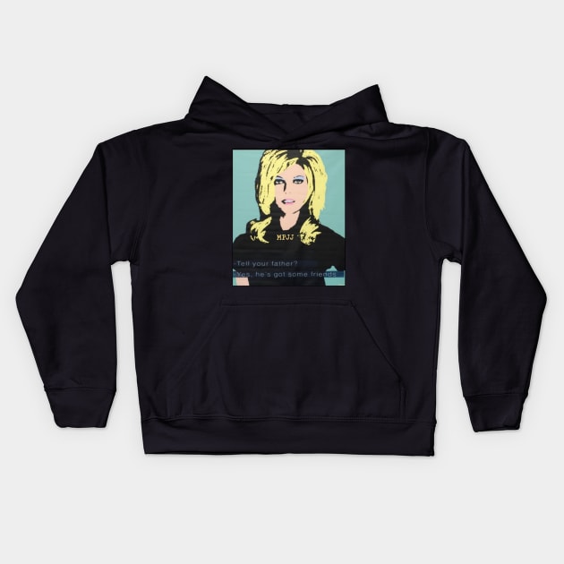 MPJJ Sinatra Nancy Ratpack Kids Hoodie by Potsy